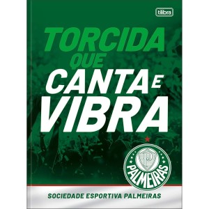 Caderno Brochurão Capa Dura Palmeiras 80 Folhas - Tilibra