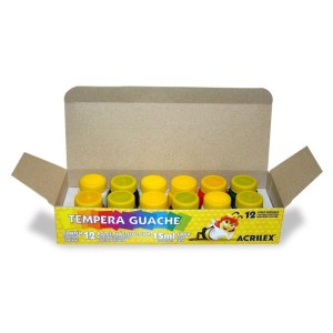 Tempera Guache 12 Cores - Acrilex