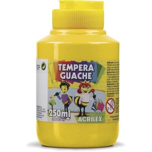 Tinta Guache 250ml Amarelo Ouro - Acrilex