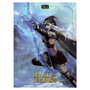 Caderno Brochurão Capa Dura League Of Legends - 80 folhas - Tilibra