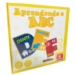 Aprendendo o ABC - 52 Peças - Brincadeira de Criança