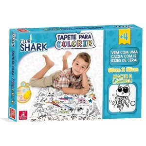 Tapete Para Colorir - Club Shark - Brincadeira de Criança