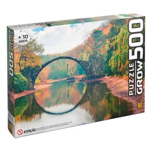 Quebra-cabeça 500 peças Ponte Espelhada - Grow