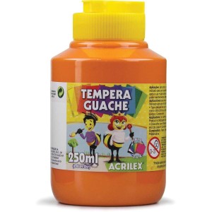 Tinta Guache 250ml Laranja (517) - Acrilex