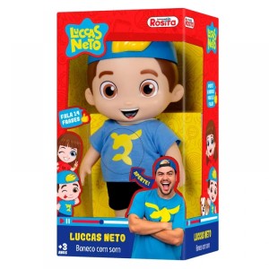 Luccas Neto - Boneco com Som - Brinquedos Rosita