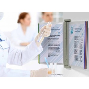 Suporte ABS para 10 pastas Isoflex A4 – Retrato