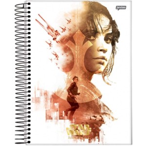 Caderno 1 Matéria  Universitário Espiral Star Wars - Rogue One - Lyn | Jandaia
