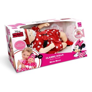 Boneca Minnie Mouse - Classic Dolls Recém Nascido - Roma Brinquedos