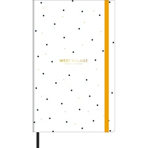 Caderno Pontilhado Costurado Capa Dura West Village 90 Gramas 80 Folhas - Tilibra