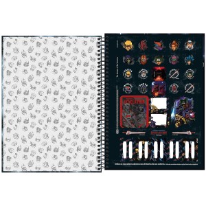 Caderno 1 Matéria Universitário Espiral He Man Revelation - Tilibra
