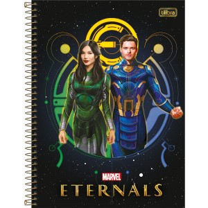 Caderno 1 Matéria Universitário Espiral Eternos - Tilibra