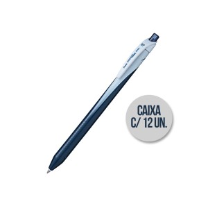 Caneta Gel Retrátil Energel 0.7mm - Azul Marinho - Caixa com 12 Unidades - Pentel