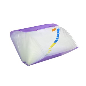 Pasta Sanfonada A4 Com 31 Divisórias Lilás Line - DAC