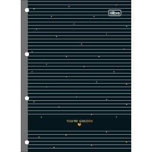 Bloco de Fichário / Refil Caderno Argolado Universitário 80 Folhas West Village - Tilibra