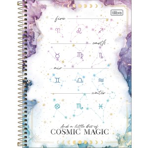 Caderno 1 Matéria Universitário Espiral Magic - Tilibra