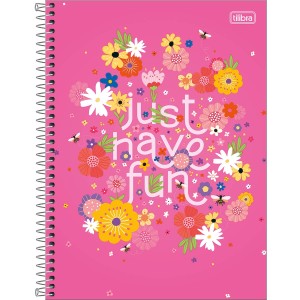 Caderno 1 Matéria Universitário Espiral Charme - Tilibra