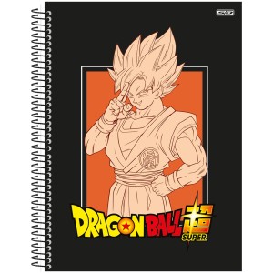 Caderno 1 Matéria Universitário Espiral Dragon Ball Super - São Domingos