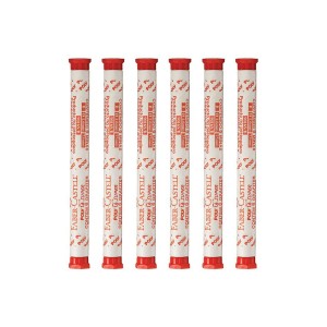 Grafites Para Lapiseira Poly 1.6 Super B - Kit com 6 tubos - Faber-Castell