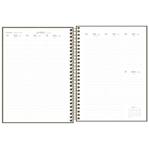 Agenda Planner Executivo Espiral 17,7 x 24 cm Lume 2024 - Tilibra