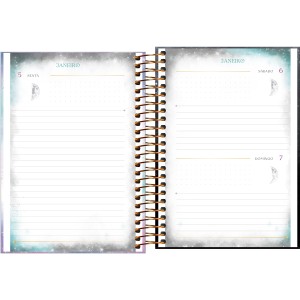 Agenda Espiral Diária 14 x 20 cm Magic 2024 - Tilibra