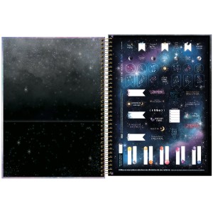 Caderno 1 Matéria Universitário Espiral Magic - Tilibra