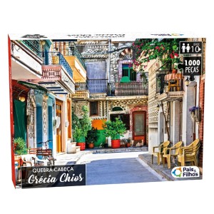 Quebra-Cabeça 1000 peças Grécia Chios - Pais & Filhos